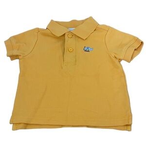 Janie & Jack Yellow Polo Airplane Short Sleeve